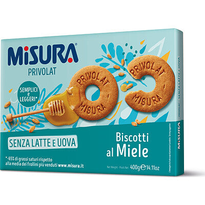 Misura Privolat Biscuits Sablés au Miel Millefleurs 400 g