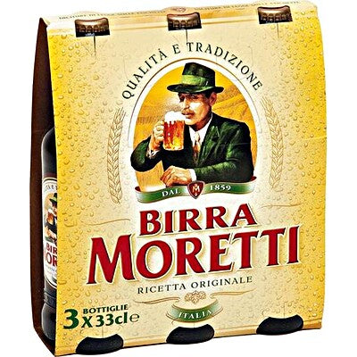 Moretti Beer, 3-pack of 330ml bottles