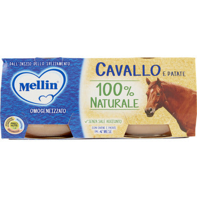 Mellin Homogénéisé Viande de Cheval 2 x 80 g
