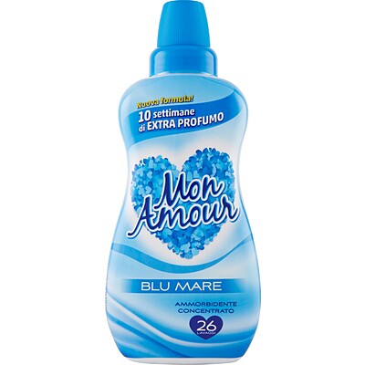 Mon amour concentrated fabric softener BLUE 26 WASHES.