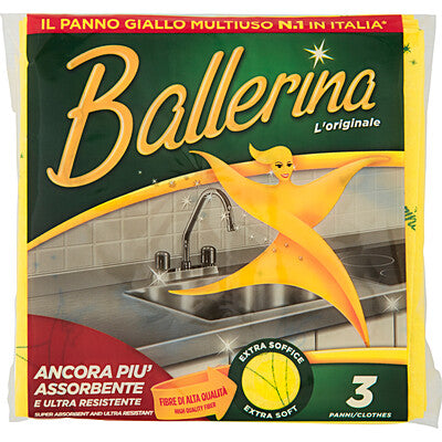 Lingettes multi-usages Ballerina 3 pces