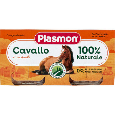 Plasmon Haché de cheval 2 x 80 g