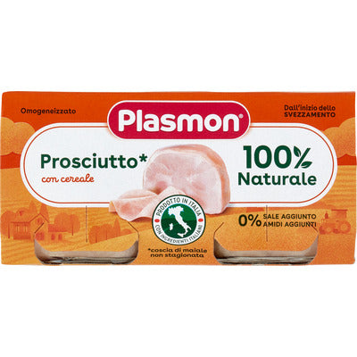Plasmon Omogeneizzato Carne Prosciutto 2 x 80 gr