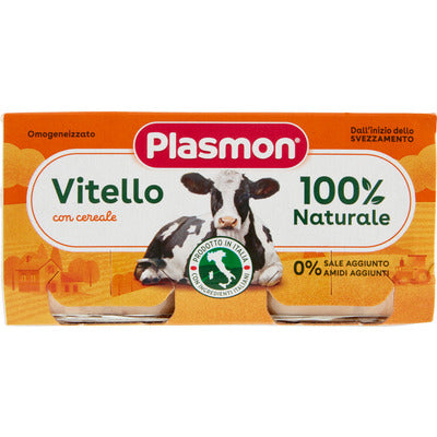 Plasmon Omogeneizzato Carne Vitello 2 x 80 gr