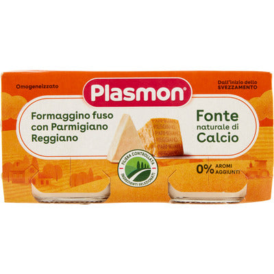 Plasmon Homogénéisé Fromage et Parmesan 2 x 80 gr