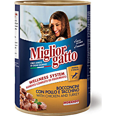 Migliorgatto Chicken and Turkey 405 gr