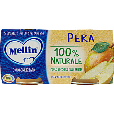Mellin Omogeneizzato Frutta Pera 2 x 100 gr