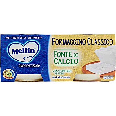 Mellin Fromage blanc homogénéisé 2 x 80 g