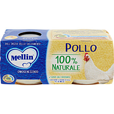 Mellin Petits Pots Viande Poulet 2 x 80 g