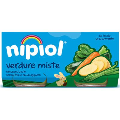 Nipiol Petites Pots Légumes Variés 2 x 80 gr