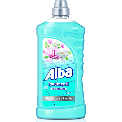 LBA Pavimenti Loto e Peonia 1000 ml – Detergente Igienizzante per Pavimenti e Superfici Lavabili