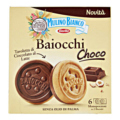 Mulino Bianco Baiocchi Chocolate Snack 144 GR