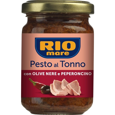 Rio Mare Pesto Tonno Olive Nere e Peperoncino 130 gr