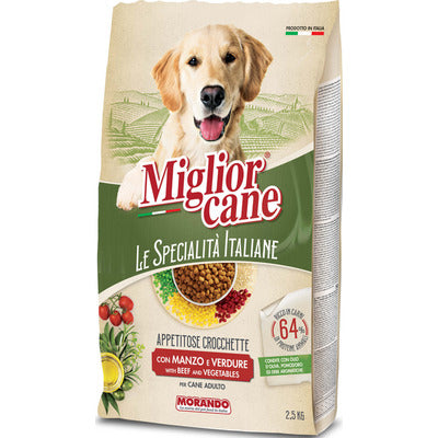 Migliorcane Specialità Crocchette Manzo e Verdure 2,5 kg