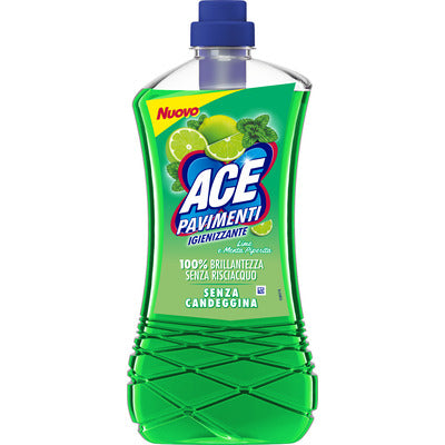 ACE Lime and Mint Floors 1000 ml – Détergent assainissant sans javel