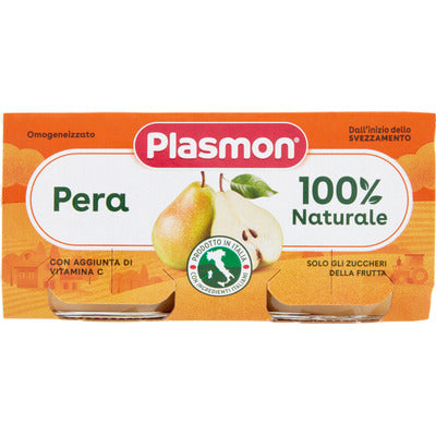 Plasmon Omogeneizzato Frutta Pera 2 x 80 gr
