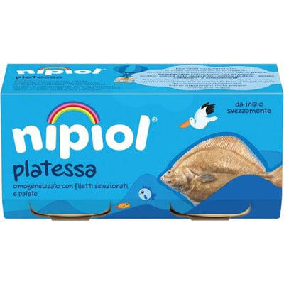 Nipiol Omogeneizzato Pesce Platessa 2 x 80 gr
