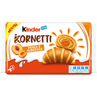 Kinder Kornetti Peach and Apricot 252 GR