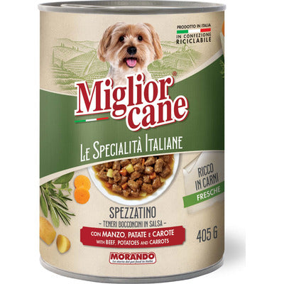 Migliorcane Specialties Chunks Beef Potatoes Carrots 405g