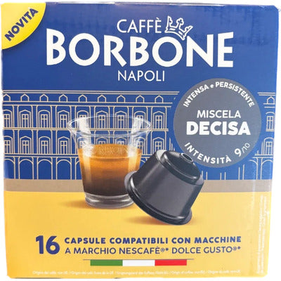 Caffè Borbone 16 Capsules Decisa Compatible Nescafè