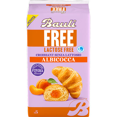 Croissants aux abricots sans lactose Bauli Free – 5 pièces