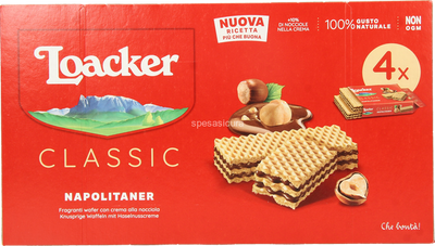 Loacker Wafer Classic Napolitaner – 45 g x 4