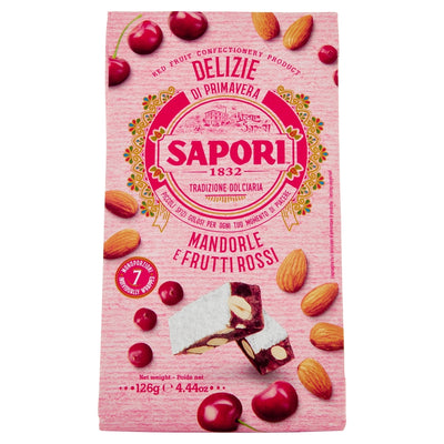 Sapori Delizie di Primavera Mandorle e Frutti Rossi 126 gr