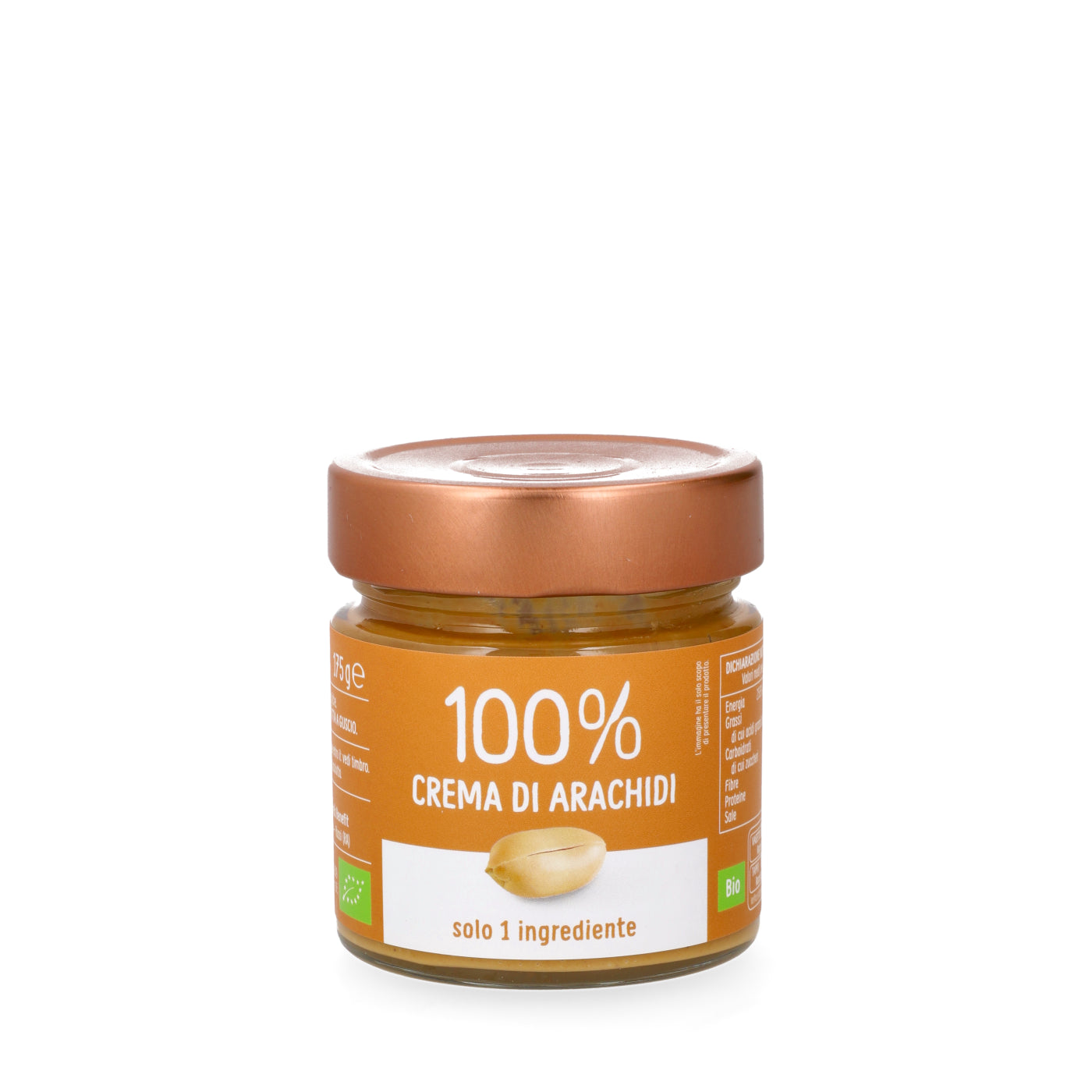 Euro Company 100% Organic Peanut Butter 175 g