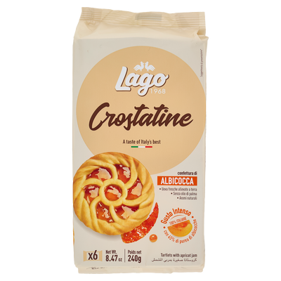 Lago Crostatine Albicocca – 240 g