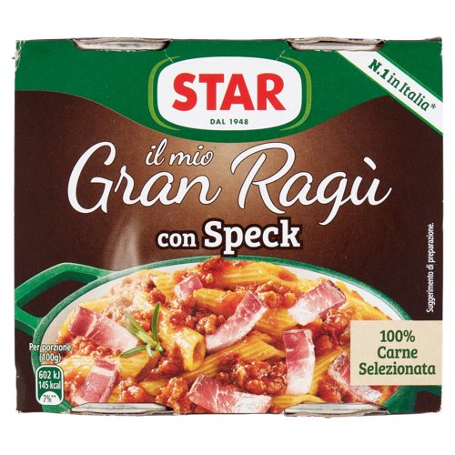 Star my great ragù with speck 2 x 180 g