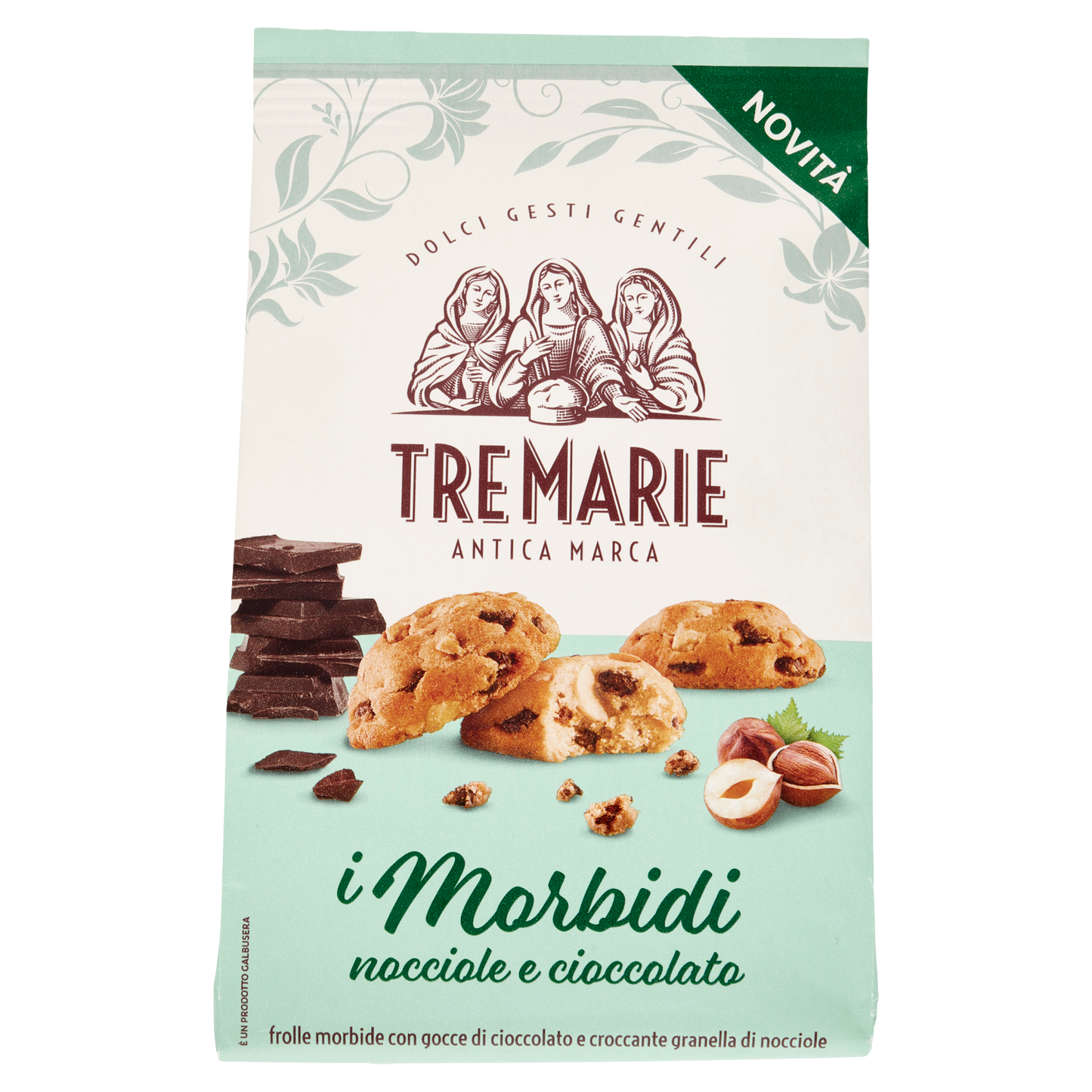Soft Hazelnut and Chocolate Biscuits 300g Tre Marie