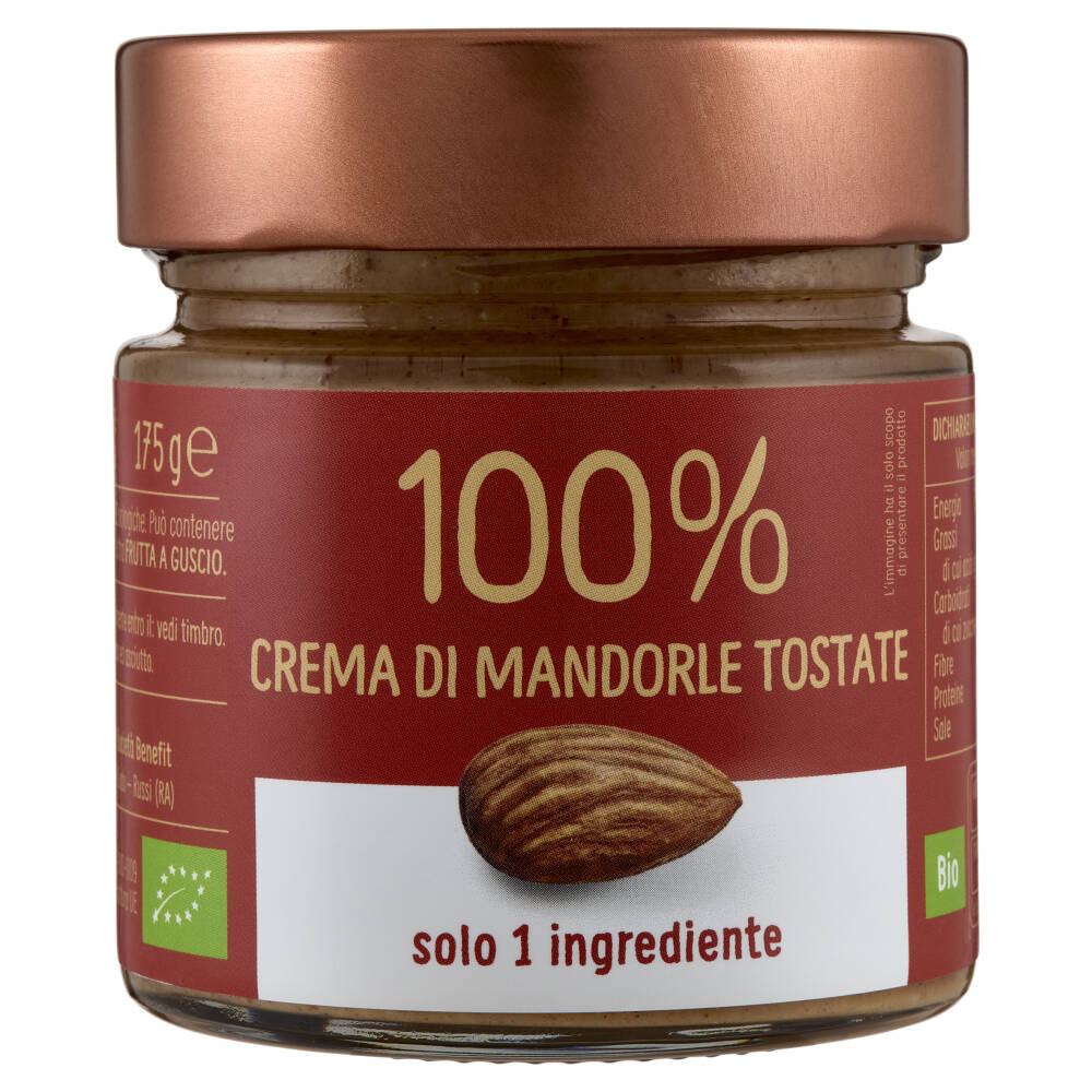 Euro Company 100% Crème d'Amandes Grillées Bio 175 g