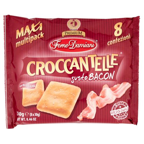 Croccantelle Multipack Gusto Bacon 30 gr x 8