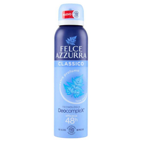 Déodorant classique Felce Azzurra en spray 150 ml
