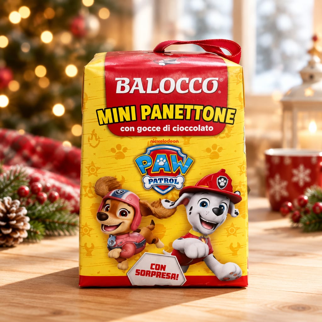 Balocco Mini Panettone Paw Patrol 80 gr
