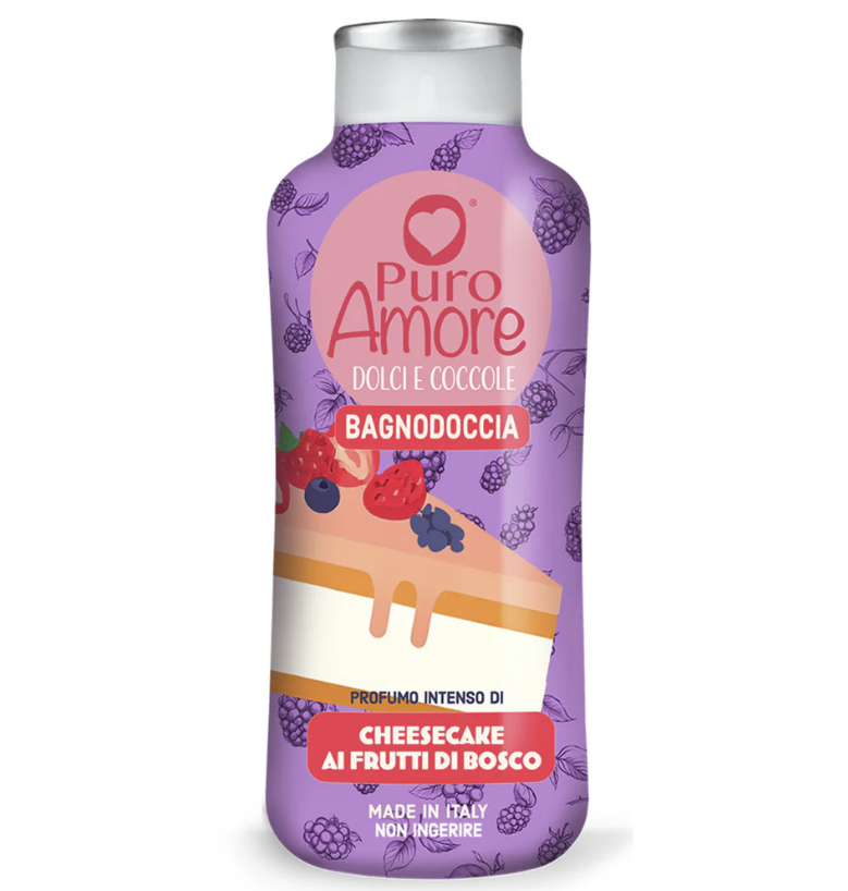 Pure Love - Wild Berry Cheesecake Shower Gel - 650ml