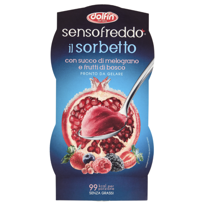 SensoFreddo Dolfin Pomegranate and Berry Sorbet 200 ml
