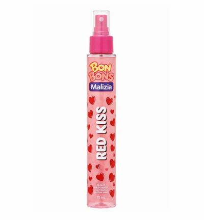 Acqua Corpo Glitter Profumata Spray Malizia Bon Bons Red Kiss 75 ml
