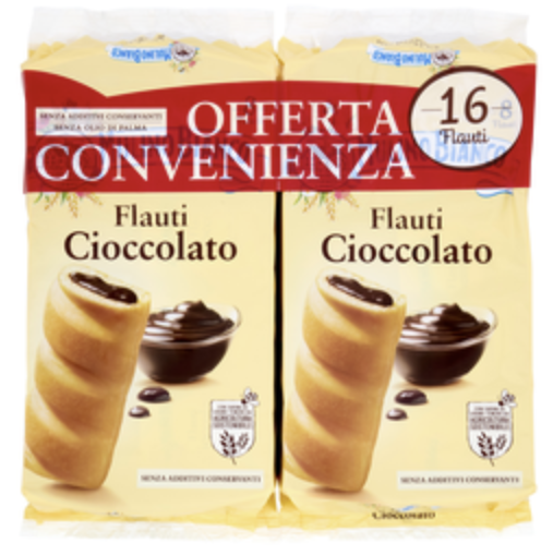 Mulino Bianco Flauti al Cioccolato Offerta Convenienza 2 x 280 g