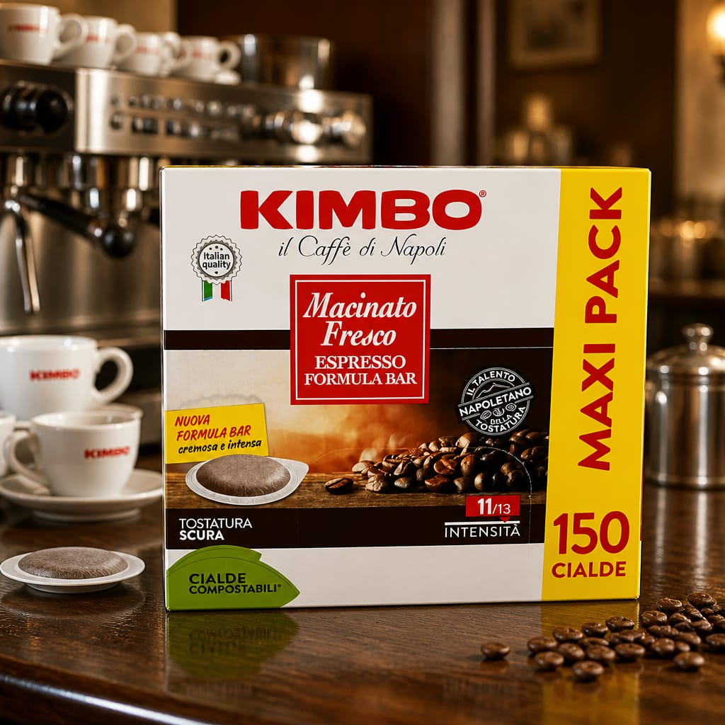 Kimbo Cialde Macinato Fresco 150 pz