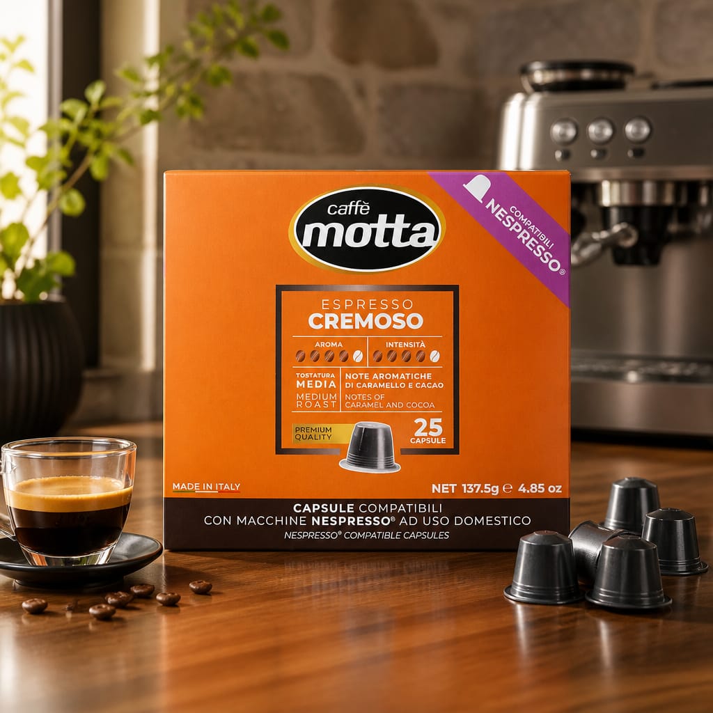 Caffè Motta Cremoso compatibile Nespresso 25 pz