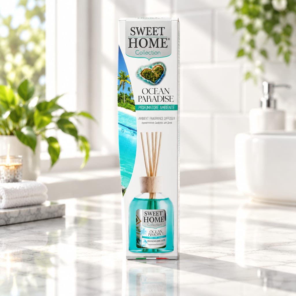 Sweet Home Profumatore Ambiente con Bastoncini Ocean Paradise 100 ml