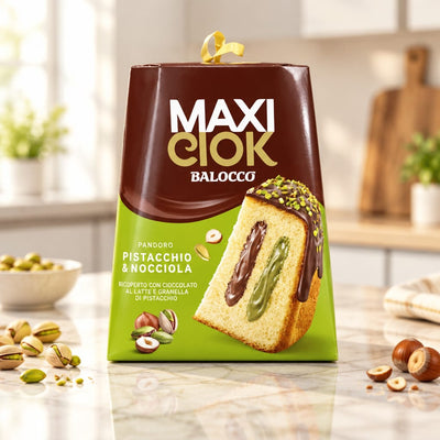 Balocco MaxiCiok Pandoro con Pistacchio e Nocciola 800 gr