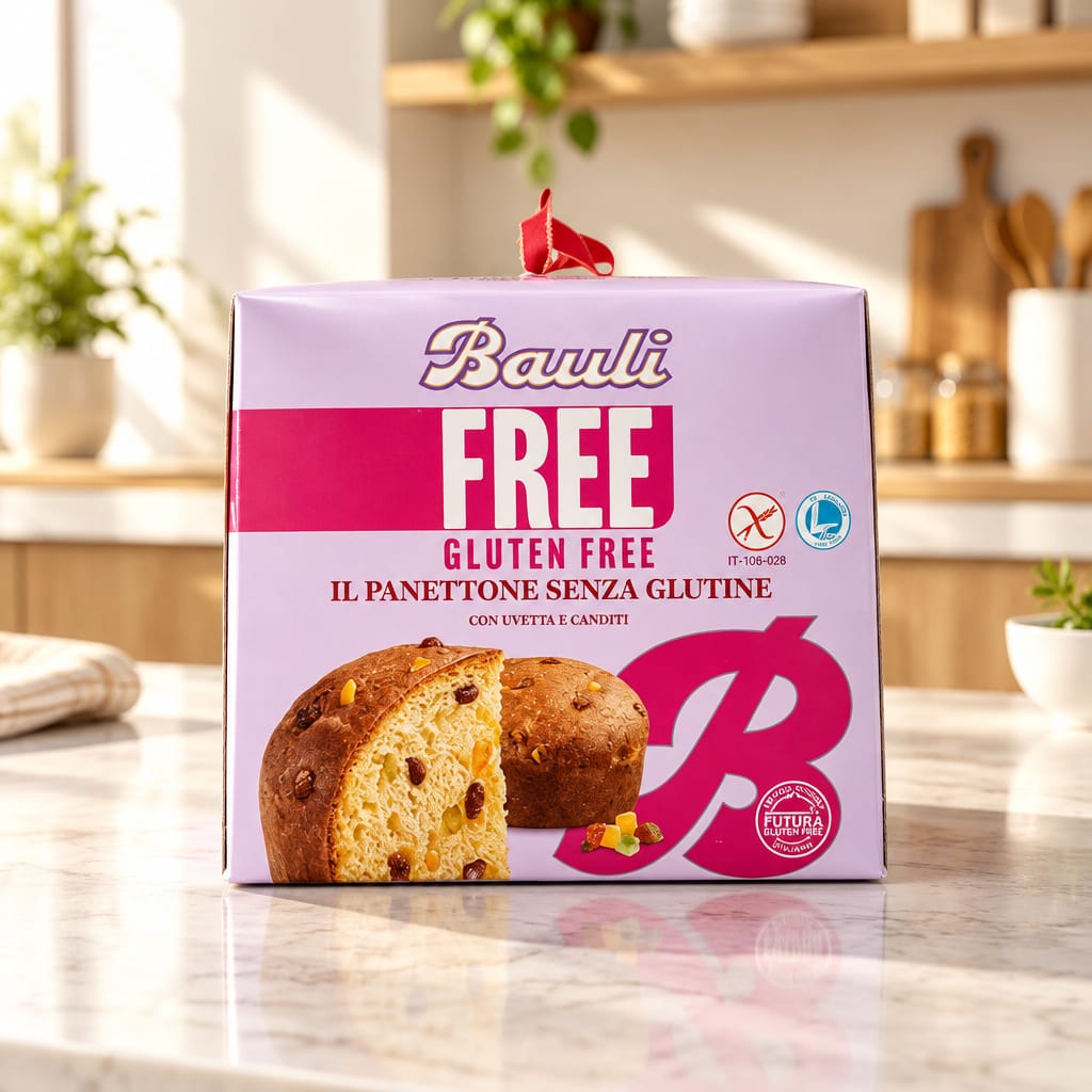 Bauli - Panettone Senza Glutine con Uvetta e Canditi (400g)
