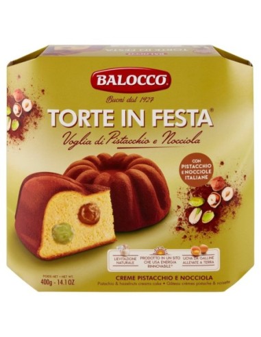 Balocco Torte in Festa Pistachio and Hazelnut 400g
