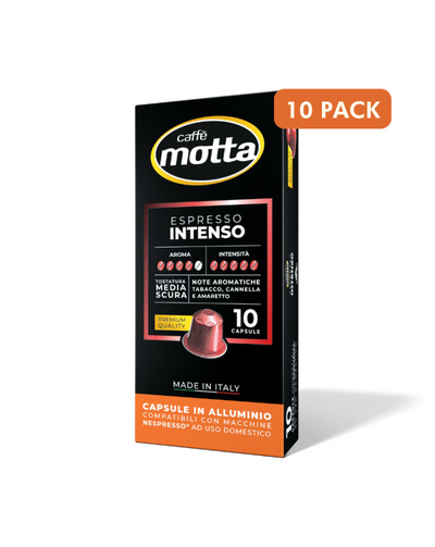 Motta Espresso Intense Coffee in Nespresso Compatible Capsules (10 pieces)