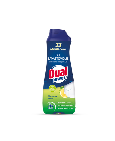 Dual Power Gel Lavastoviglie Limone 660 ml