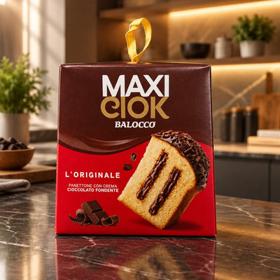 Balocco Panettone MaxiCiok L'originale con crema di cioccolato fondente 800 gr
