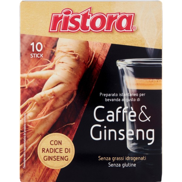 Ristora Café et Ginseng 10 sticks de 10 g