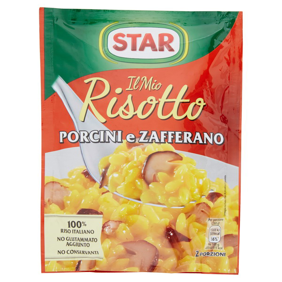 Star Risotto with Porcini Mushrooms and Saffron 175g